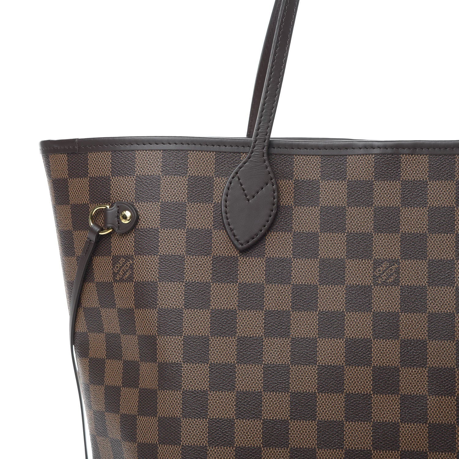 Louis Vuitton Damier Ebene Neo Neverfull MM Rose Ballerine 8 of 10