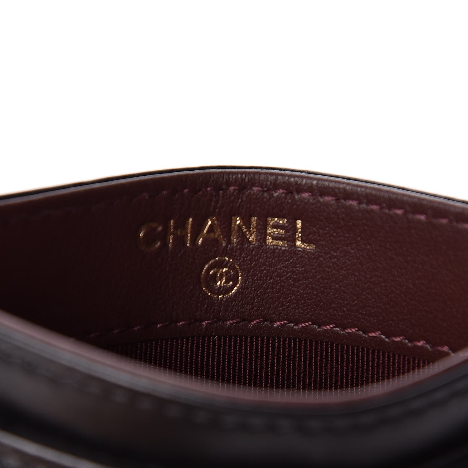 Chanel Aged Calfskin Quilted Reissue Card Holder Black 6 of 8