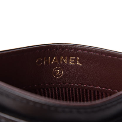 Chanel Aged Calfskin Quilted Reissue Card Holder Black 6 of 8