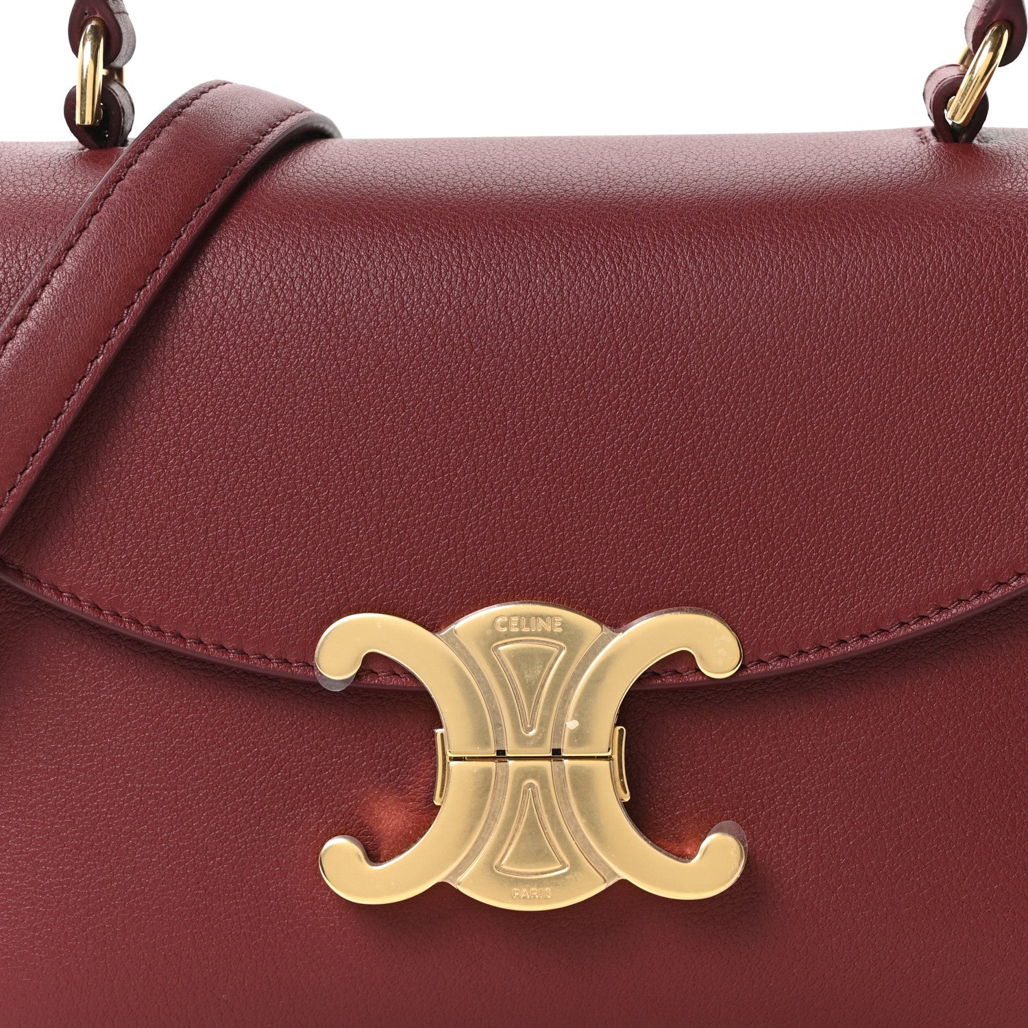 Celine Supple Grained Calfskin Teen Nino Light Burgundy 8 of 10
