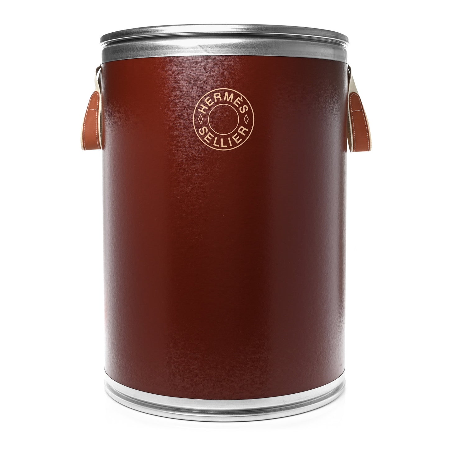 Kraft Paper Metal Canvas Saddle Box Rouge H