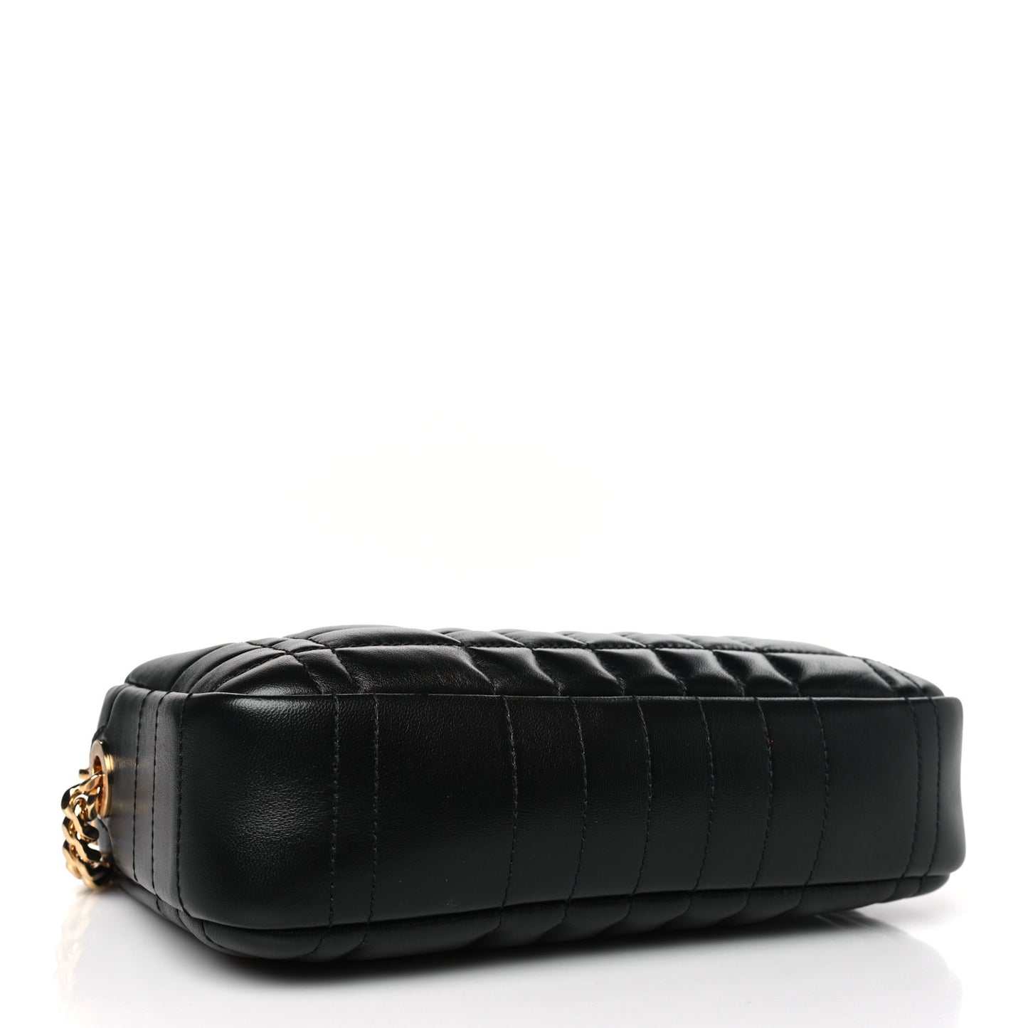 Calfskin Quilted Small Lola Camera Bag Black