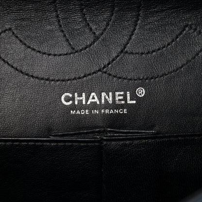 Chanel Metallic Aged Calfskin Quilted 2.55 Reissue 226 Flap Dark Silver 6 of 11