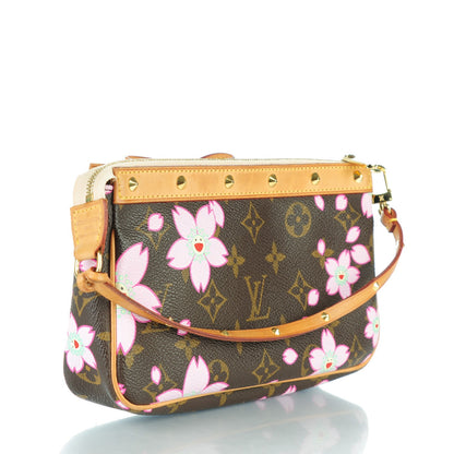 Louis Vuitton Monogram Cherry Blossom Pochette Accessories Brown 3 of 8
