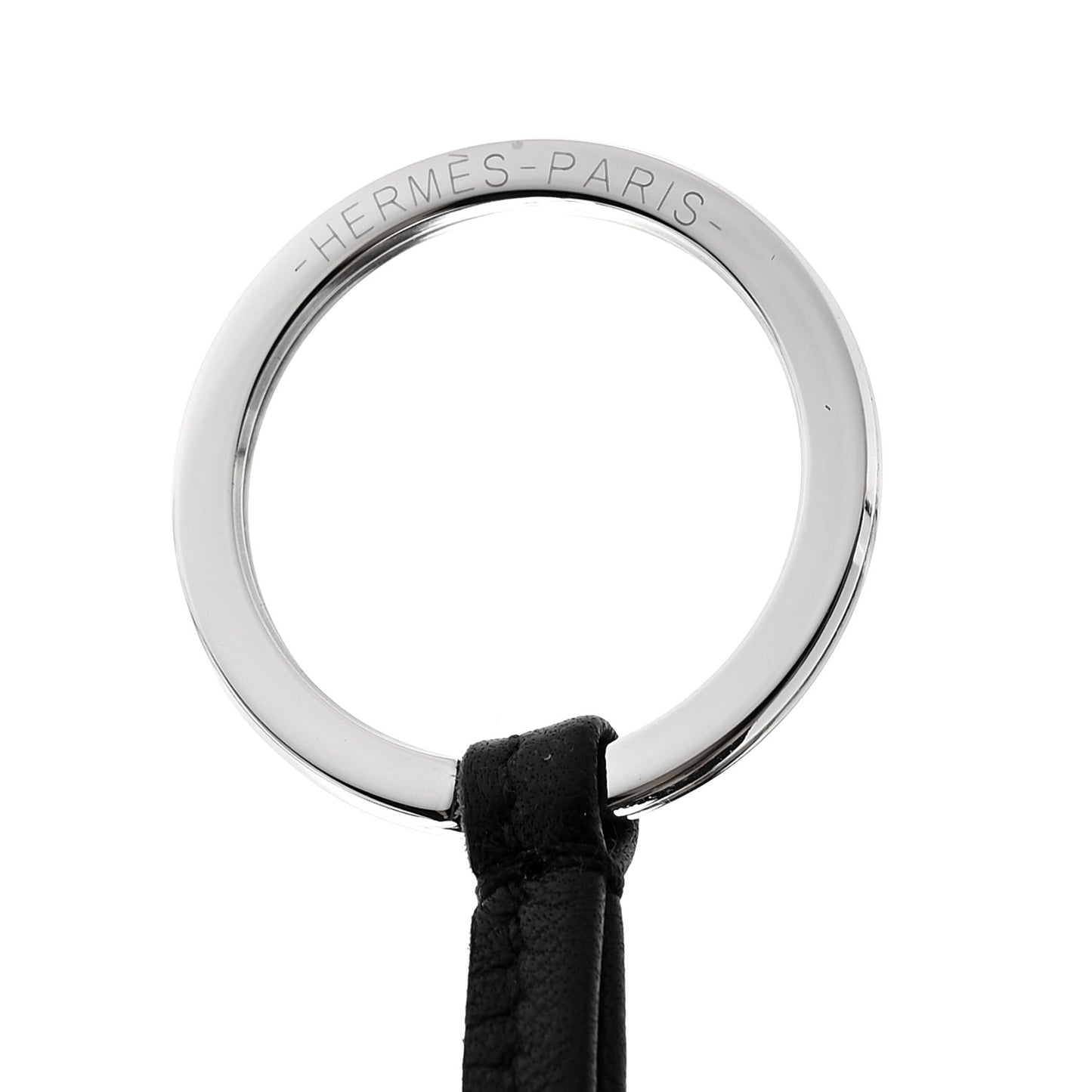 Lambskin Carmen Tassel Key Holder Black