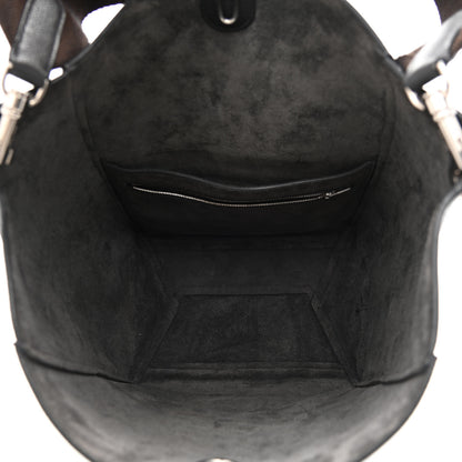 Celine Soft Grained Calfskin Sangle Bucket Bag Anthracite 5 of 8