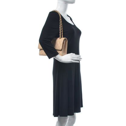 Chanel Caviar Quilted Medium Double Flap Beige Clair 2 of 8