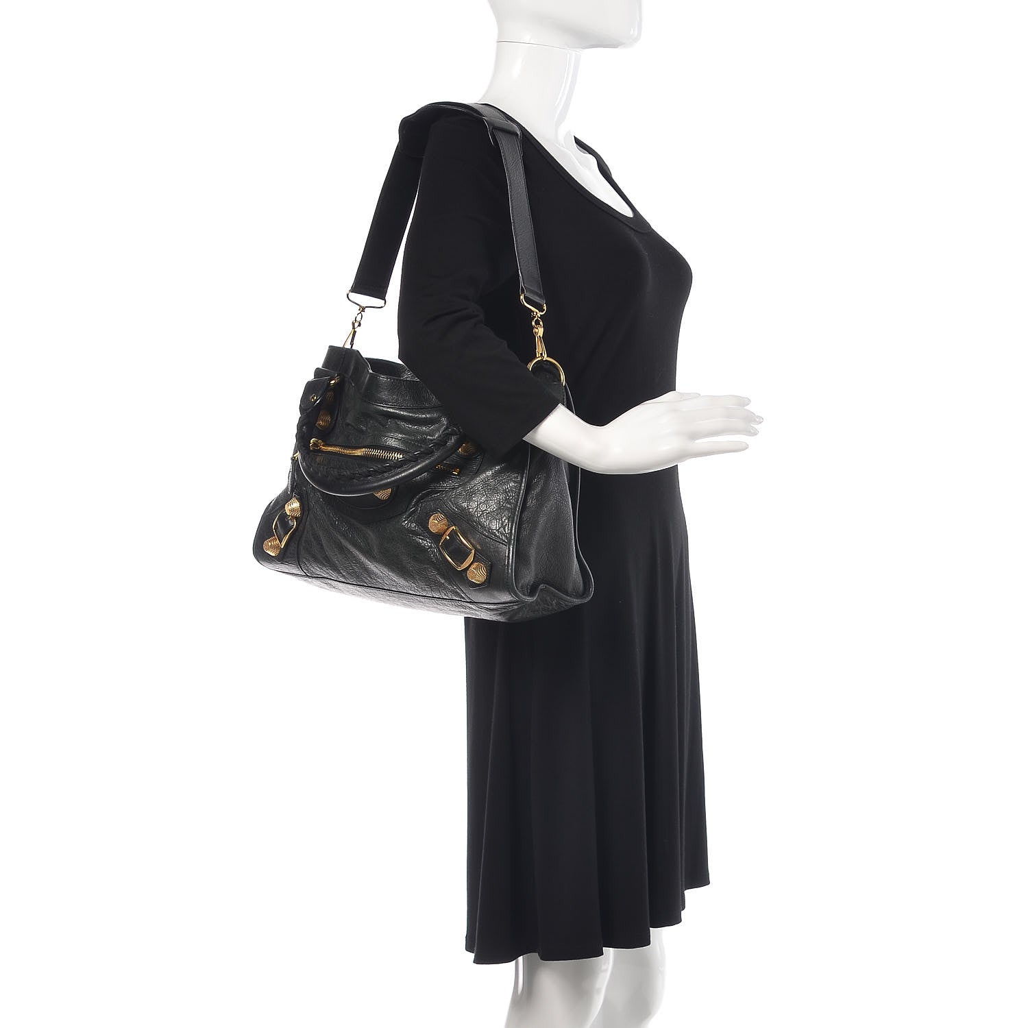Balenciaga Agneau Giant 21 Gold Hardware City Black 2 of 16