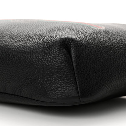 Gucci Grained Calfskin Logo Belt Bag Black 11 of 12