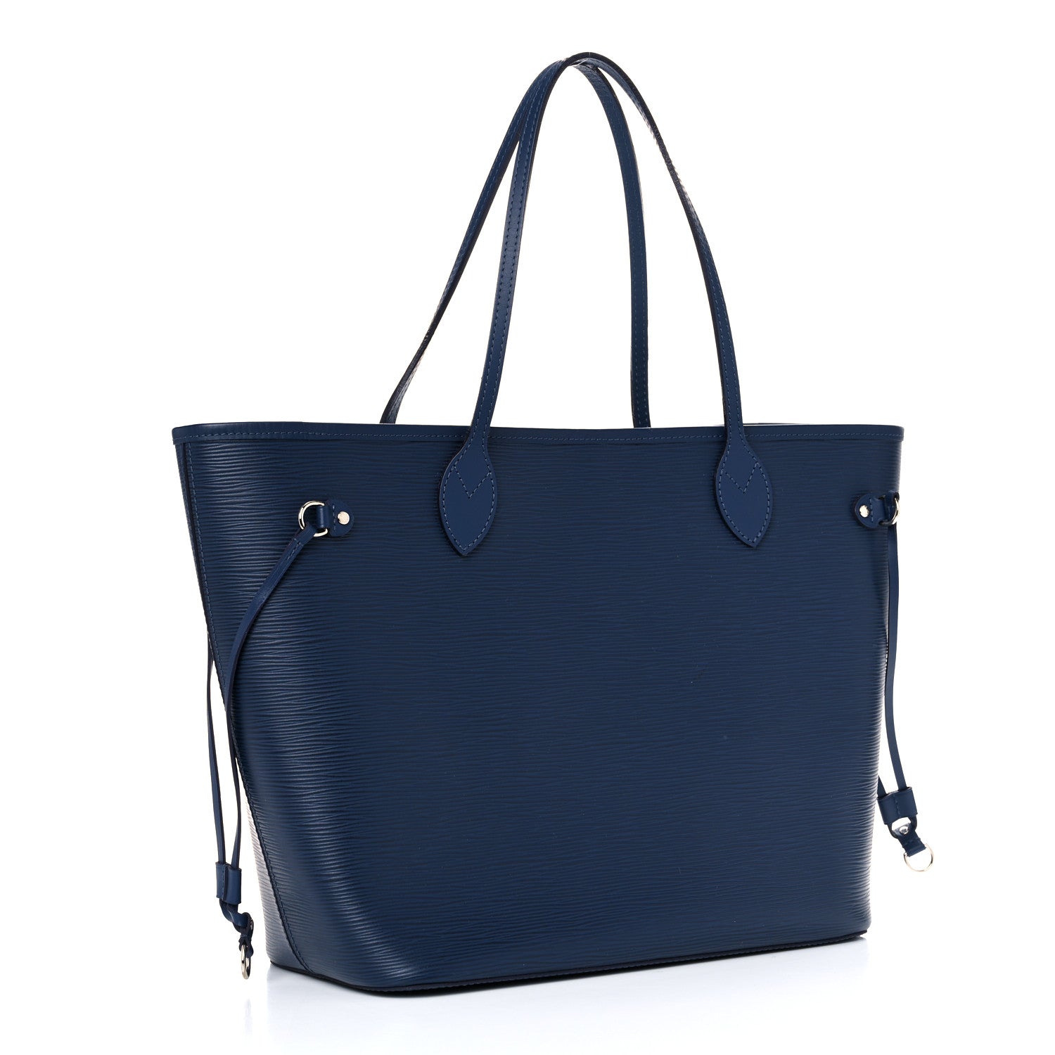 Louis Vuitton Epi Neverfull MM Indigo 3 of 19
