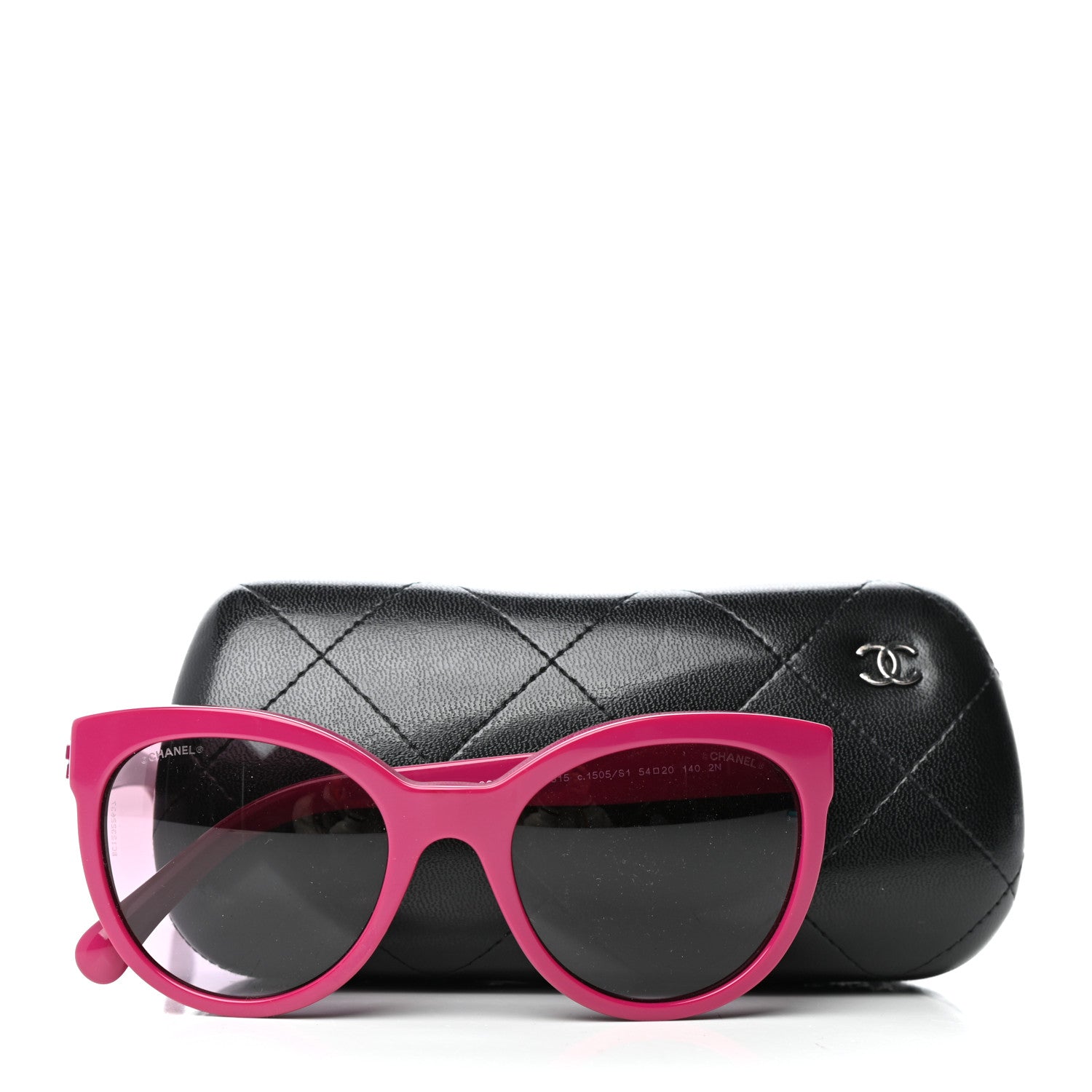 Chanel Pantos CC Signature 5315 Sunglasses Fuchsia 8 of 8
