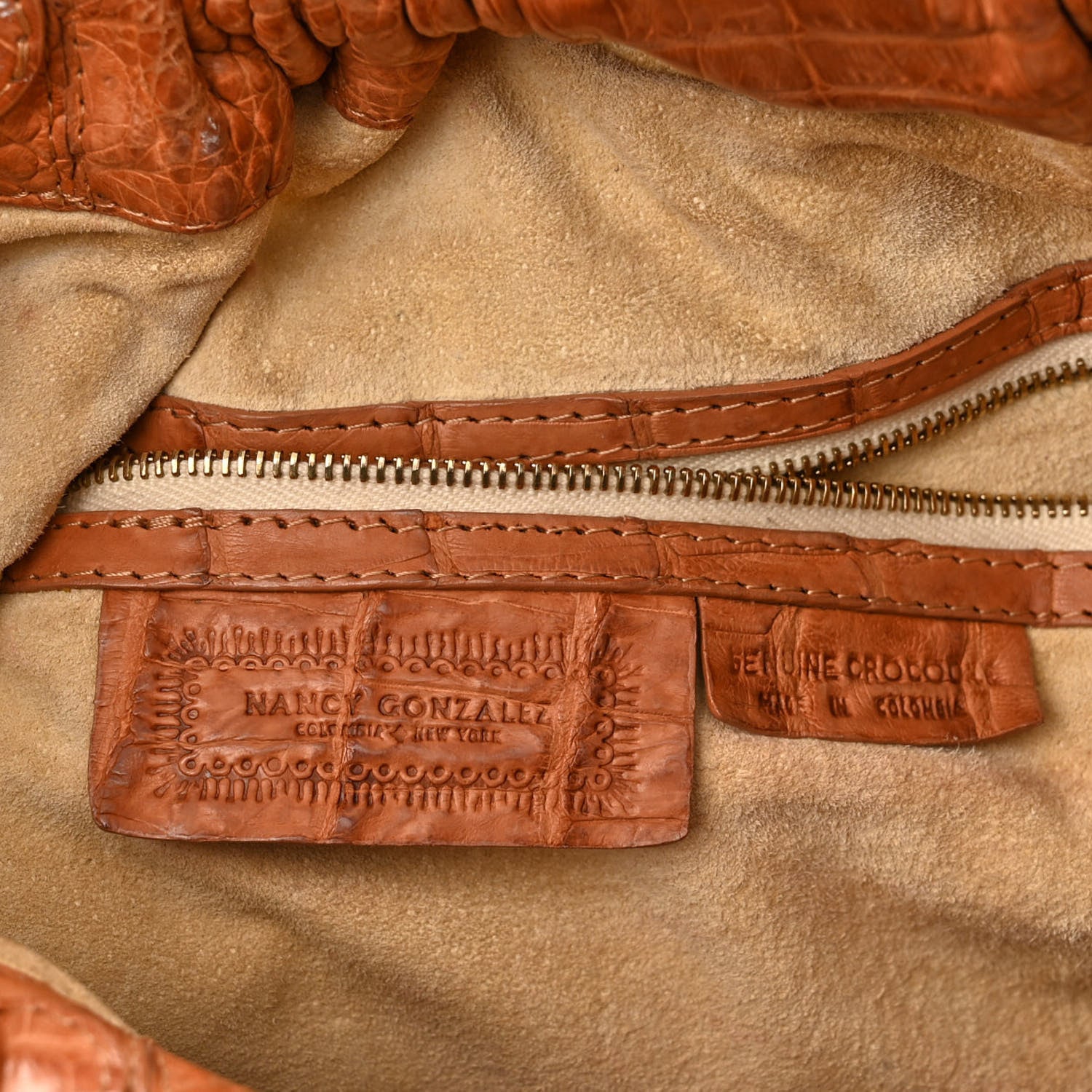 Nancy Gonzalez Crocodile Knot Hobo Brown 5 of 8