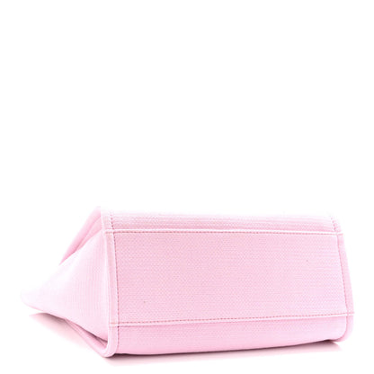 Chanel Mixed Fibers Small Deauville Tote Pink 5 of 11