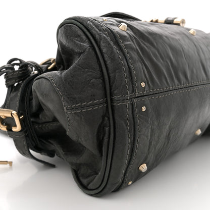 Chloe Calfskin Medium Paddington Capsule Satchel Bleu 9 of 17