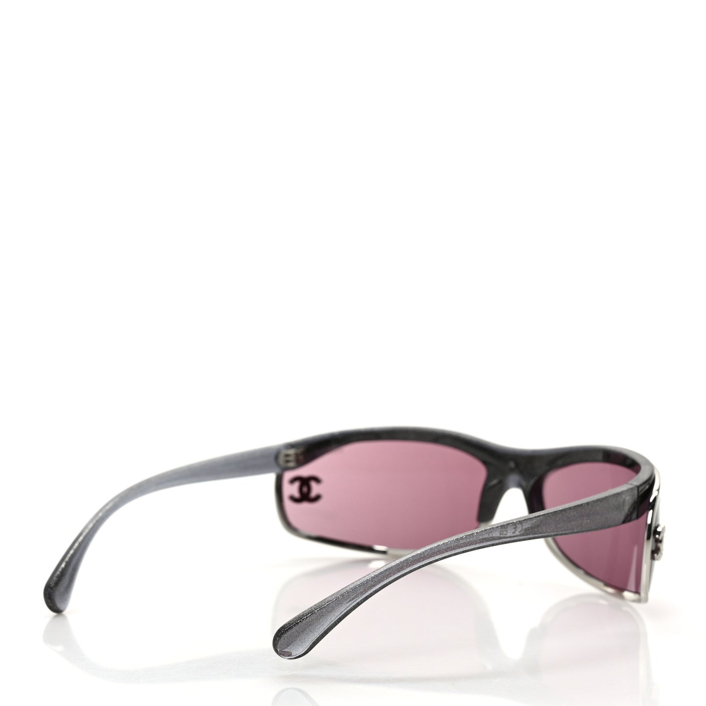 Shield Crystal CC Sunglasses 4608 Burgundy
