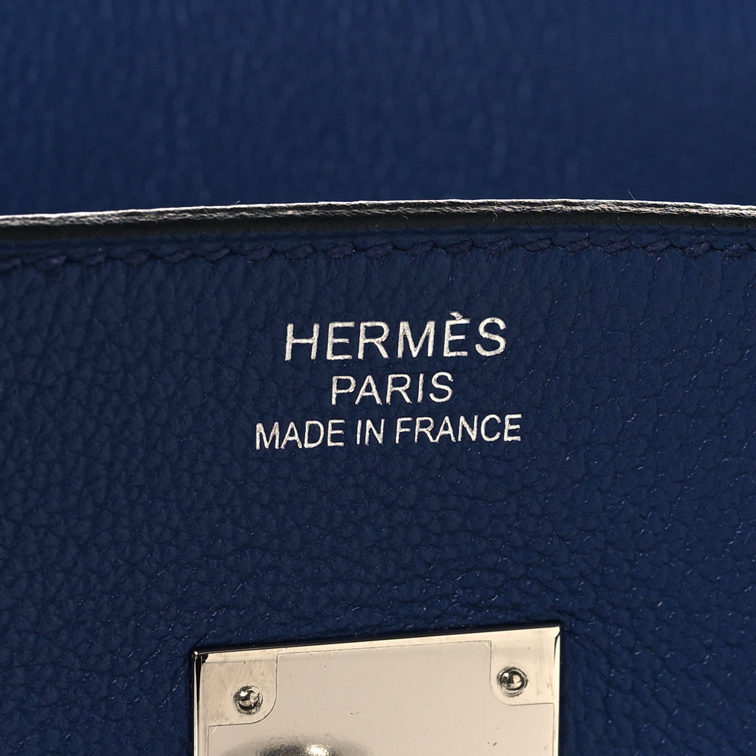 Hermes Taurillon Novillo Sea Surf Birkin 35 Bleu Saphir 5 of 11