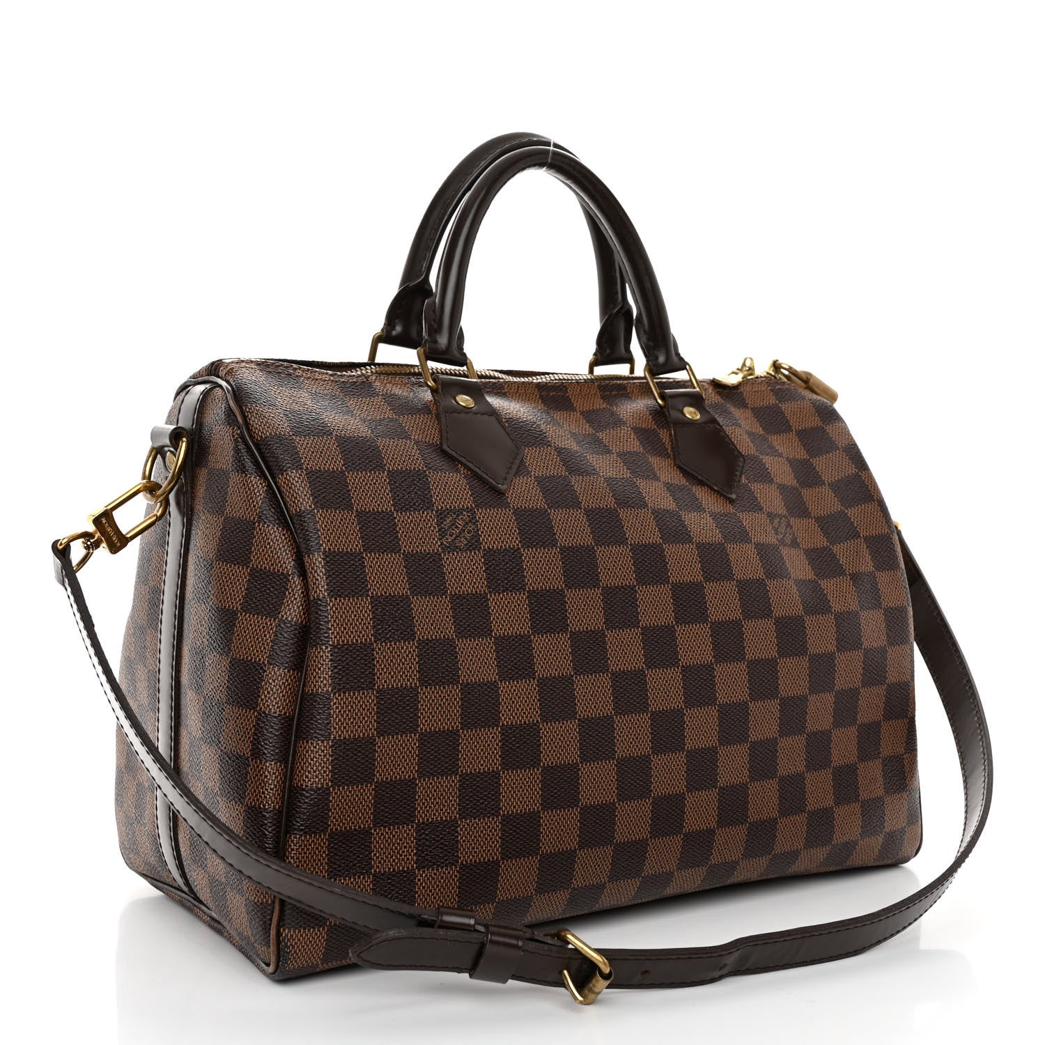 Louis Vuitton Damier Ebene Speedy Bandouliere 35 3 of 12