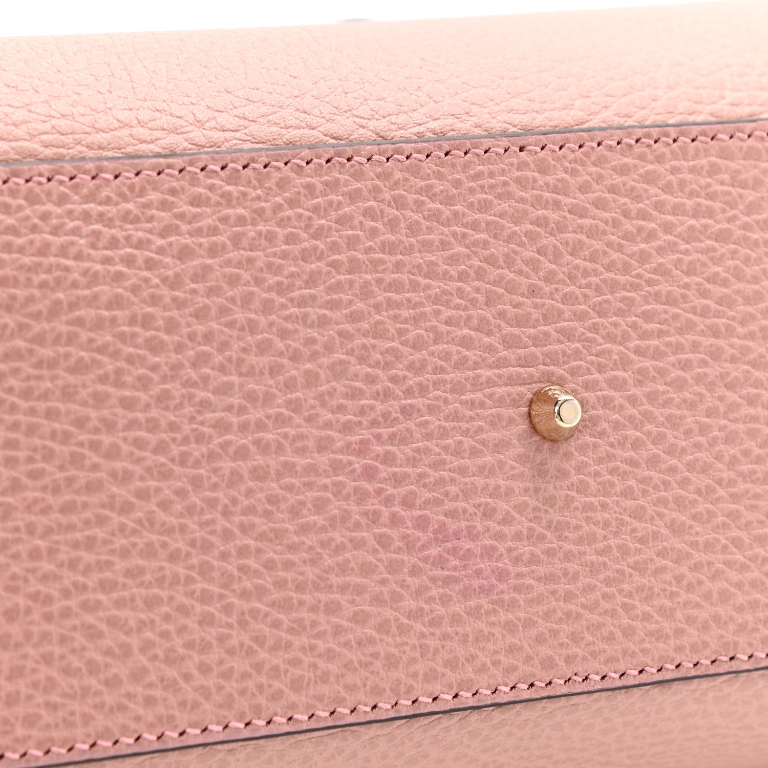 Gucci Dollar Calfskin Medium Interlocking G Top Handle Shoulder Bag Soft Pink 10 of 10