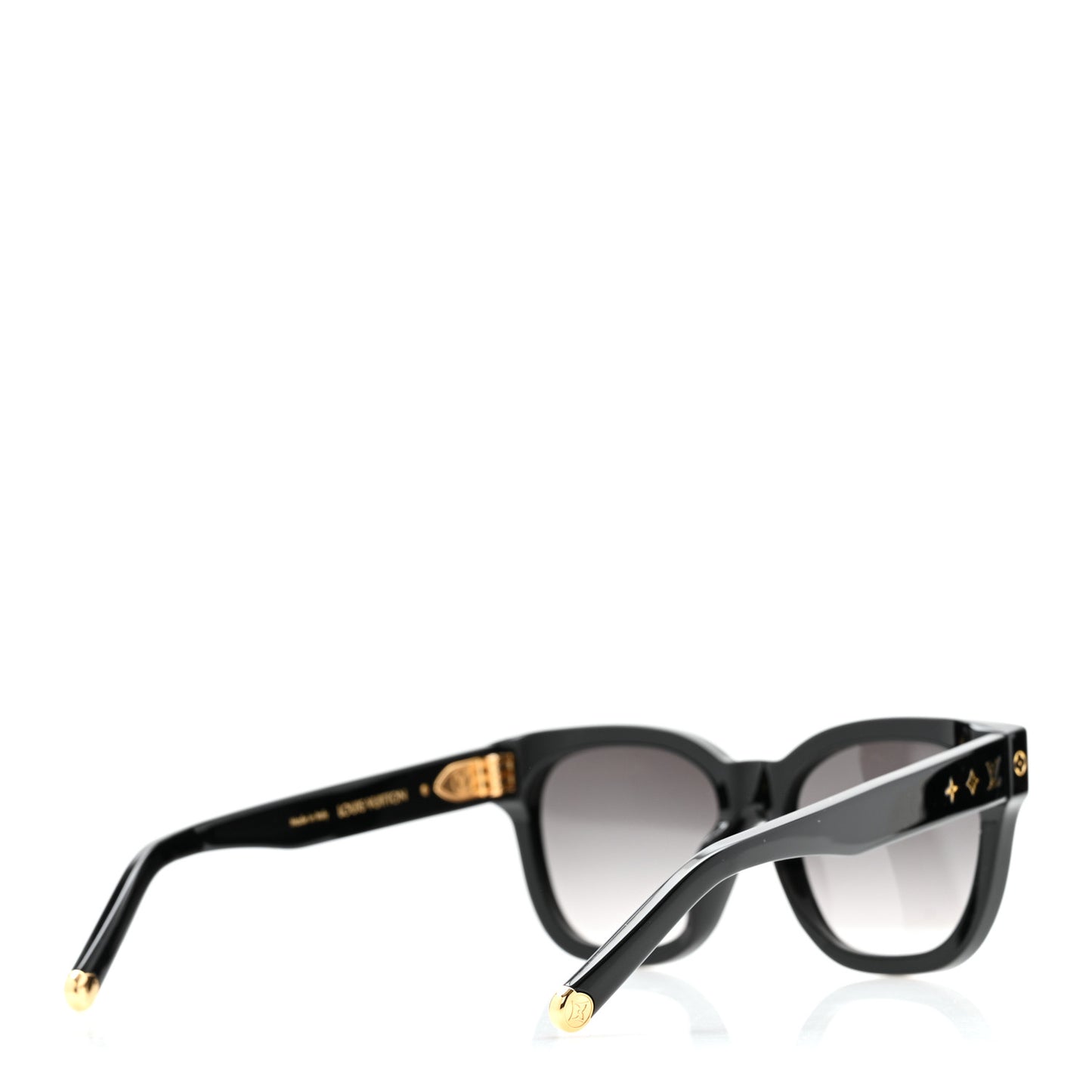 Acetate My Monogram Square Sunglasses Z1523E Black