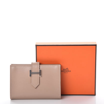 Hermes Tadelakt Bearn Card Holder Wallet Argile 8 of 8
