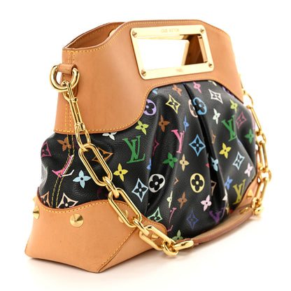 Louis Vuitton Monogram Multicolor Judy MM Black 3 of 11