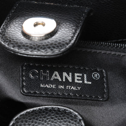 Chanel Caviar Quilted Petit Shopping Tote PST Black 6 of 8
