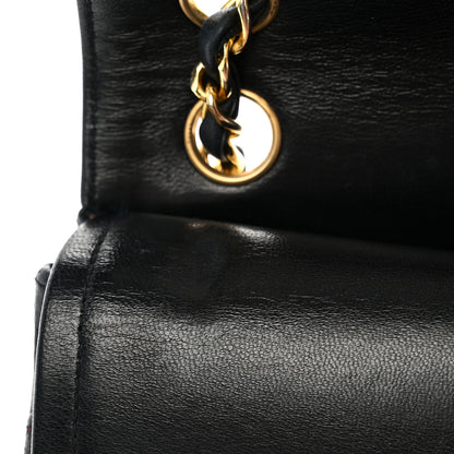 Chanel Lambskin Quilted Medium Double Flap Black 13 of 13