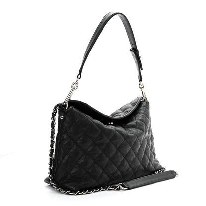Chanel Caviar Quilted French Riviera Hobo Black 2 of 9