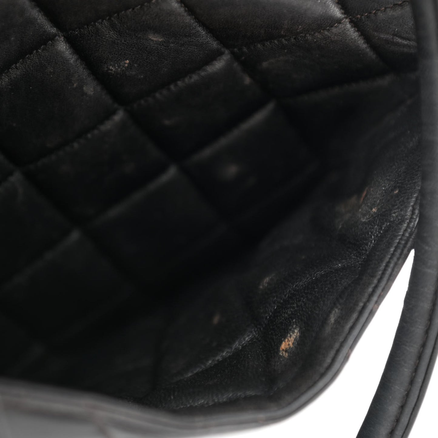 Lambskin Quilted Medallion Tote Black