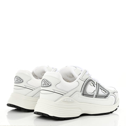 Christian Dior Technical Mesh Calfskin B30 Sneakers 39 White Grey 4 of 10
