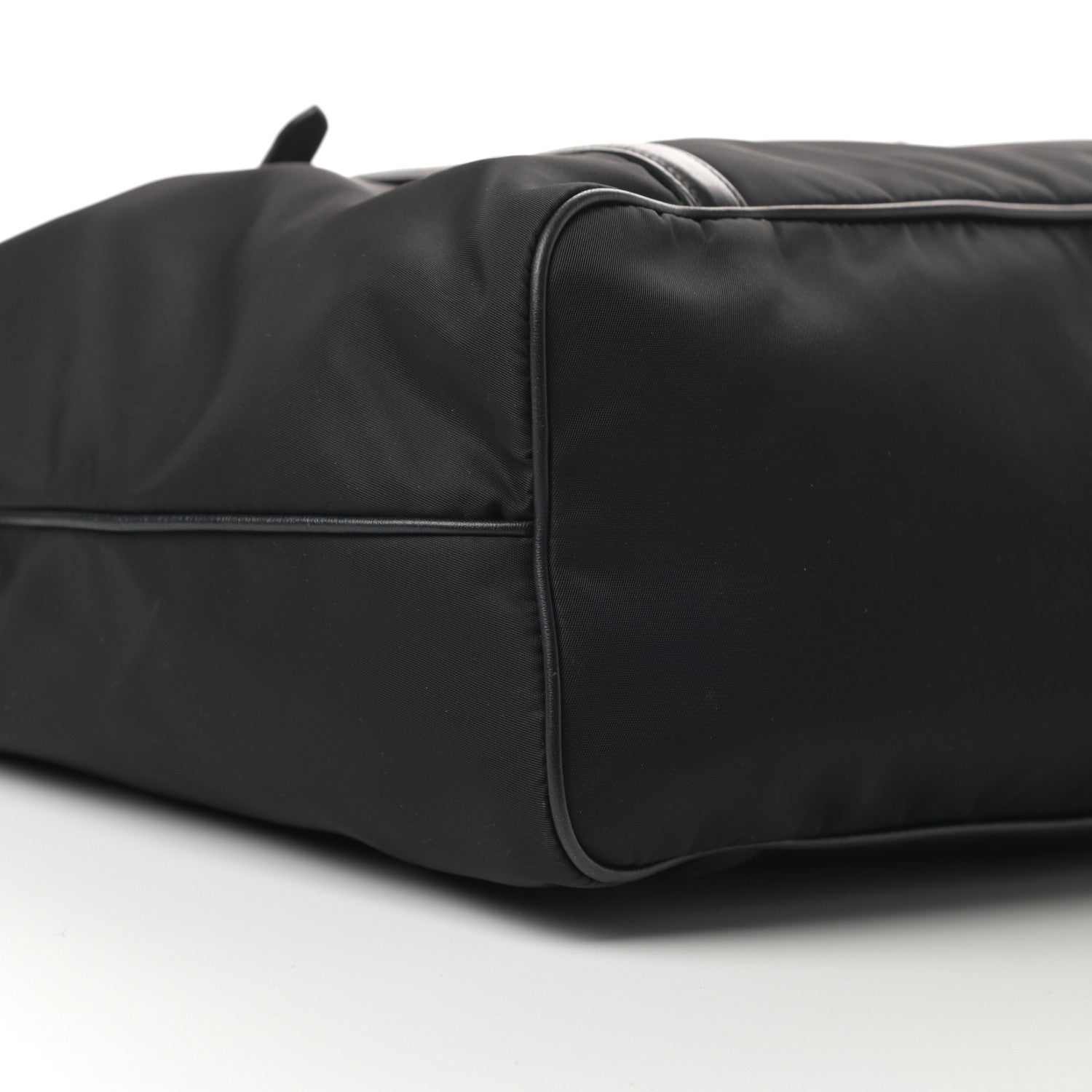 Prada Tessuto Nylon Soft Calf Tote Black 10 of 13