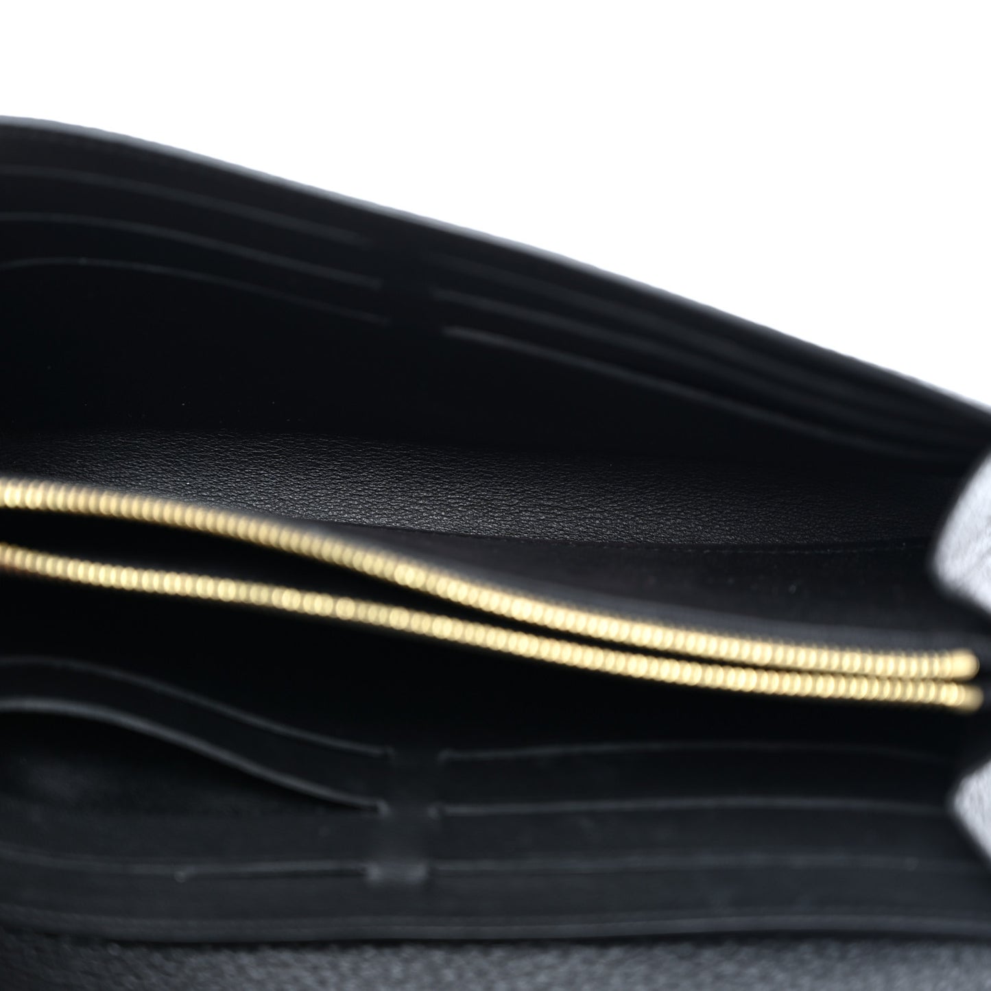 Taurillon Embellished Capucines Long Wallet Black