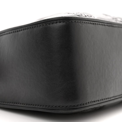 Gucci Calfskin GG Matelasse Shoulder Bag Black Natural 9 of 16