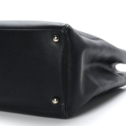 Chanel Calfskin Cerf Executive Shopper Tote Black 9 of 9