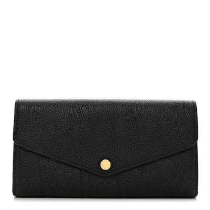 Louis Vuitton Empreinte Sarah Wallet NM Black 1 of 11