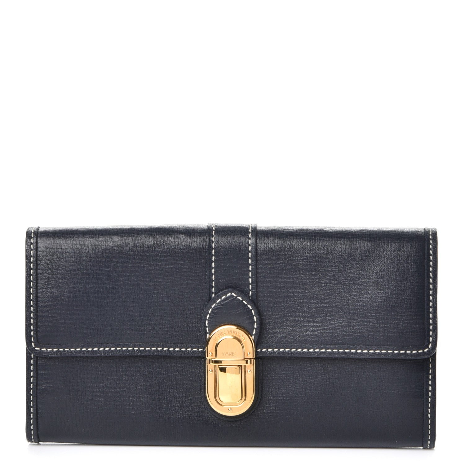 Louis Vuitton Utah Sarah Wallet Blue 1 of 8