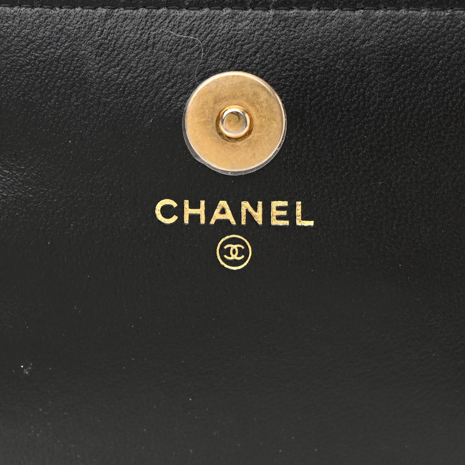 Chanel Lambskin Quilted Coco Clips Mini Wallet On Chain WOC Black 6 of 14
