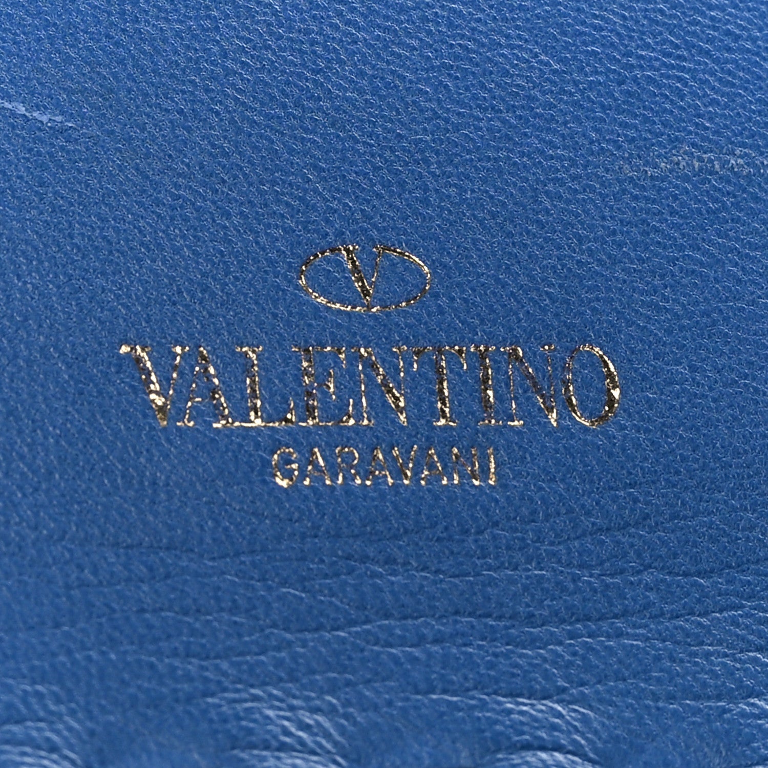 Valentino Garavani Nappa Rockstud Wristlet Clutch Light Sapphire 7 of 10