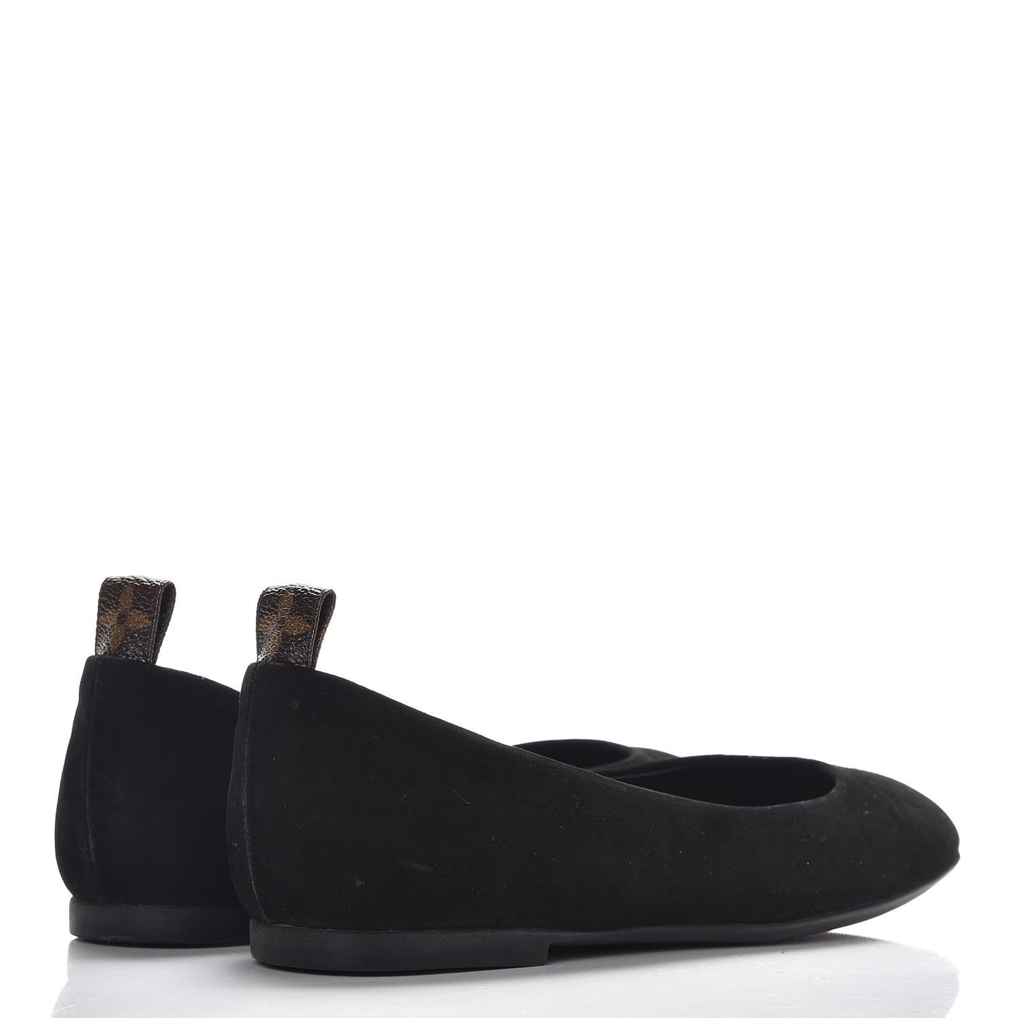 Suede Uniformes Ballet Flats 37 Black