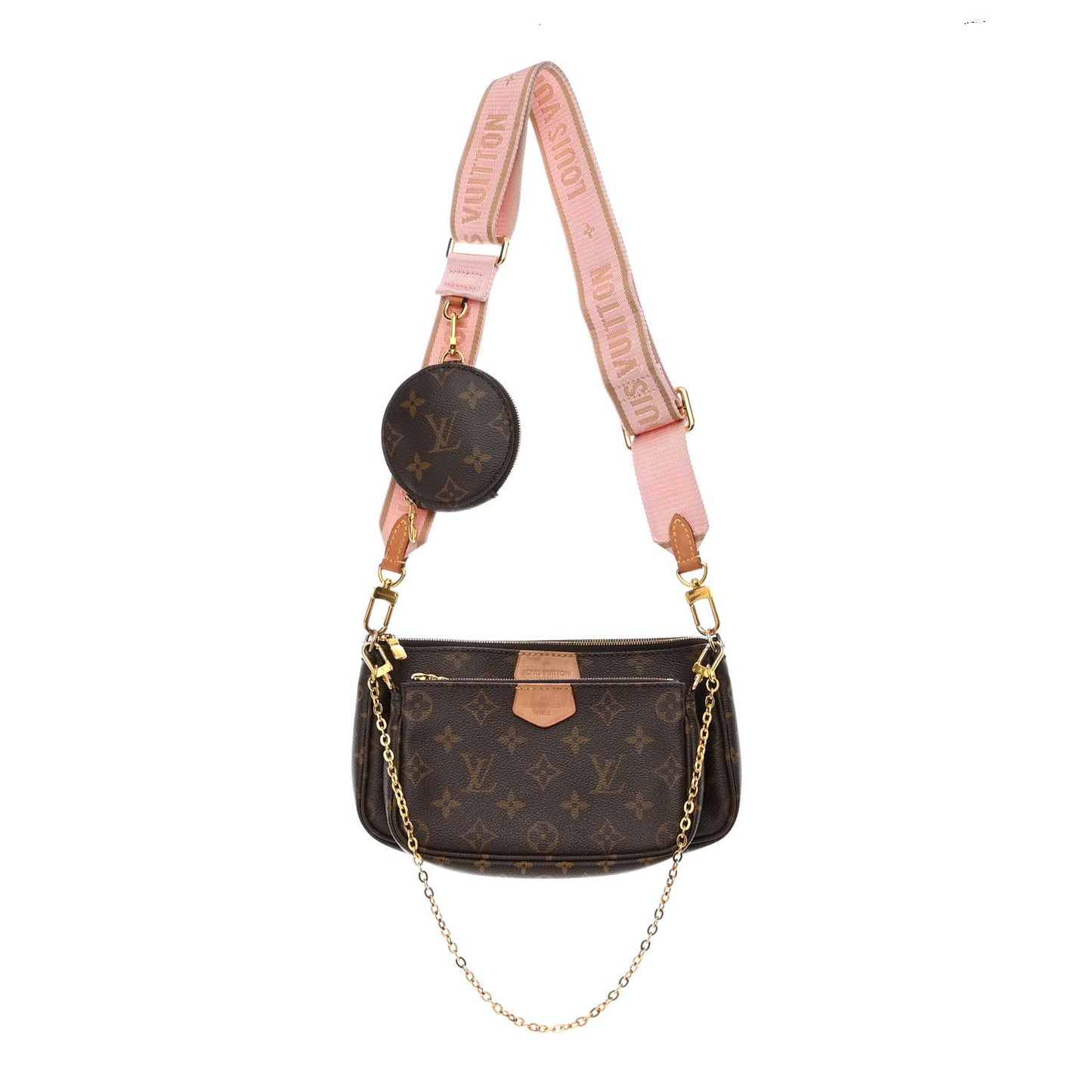 Monogram Multi Pochette Accessories Rose Clair