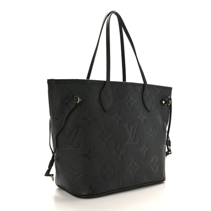 Louis Vuitton Empreinte Monogram Giant Neverfull MM Black 4 of 9