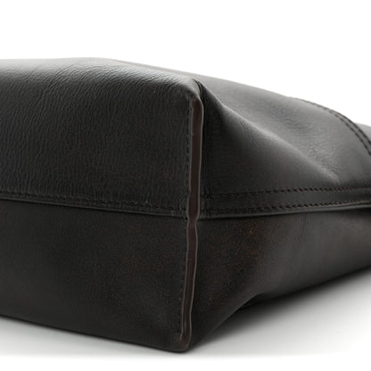Loewe Shiny Calfskin Medium Panta Flamenco Knot Bag Vintage Brown 10 of 11