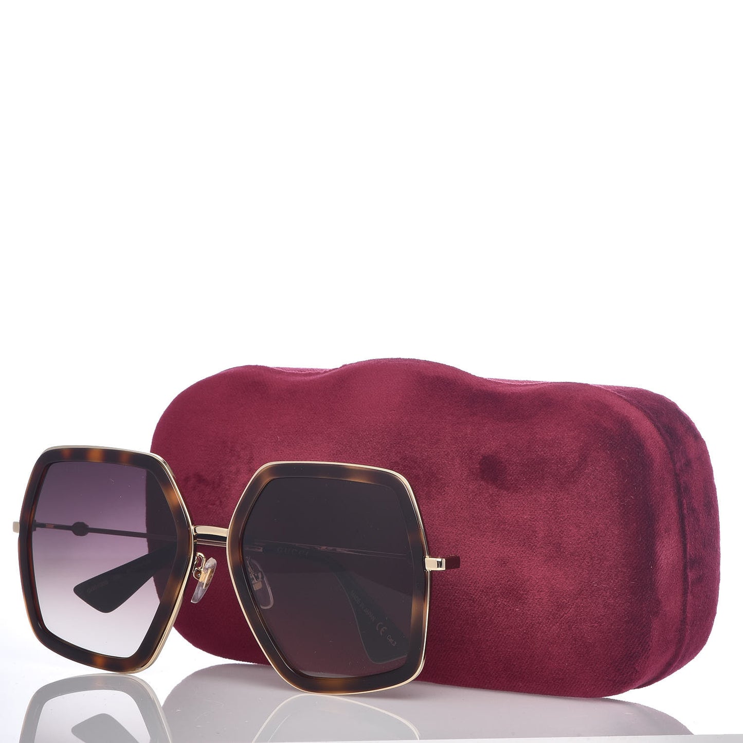Square Frame GG0106S Sunglasses Tortoise