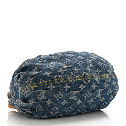 Louis Vuitton Monogram Denim Pleaty Blue 4 of 10
