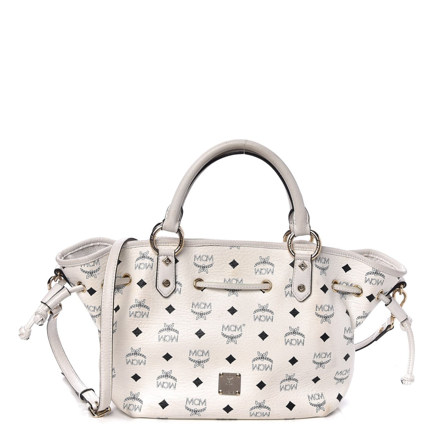 Visetos Drawstring Bag White
