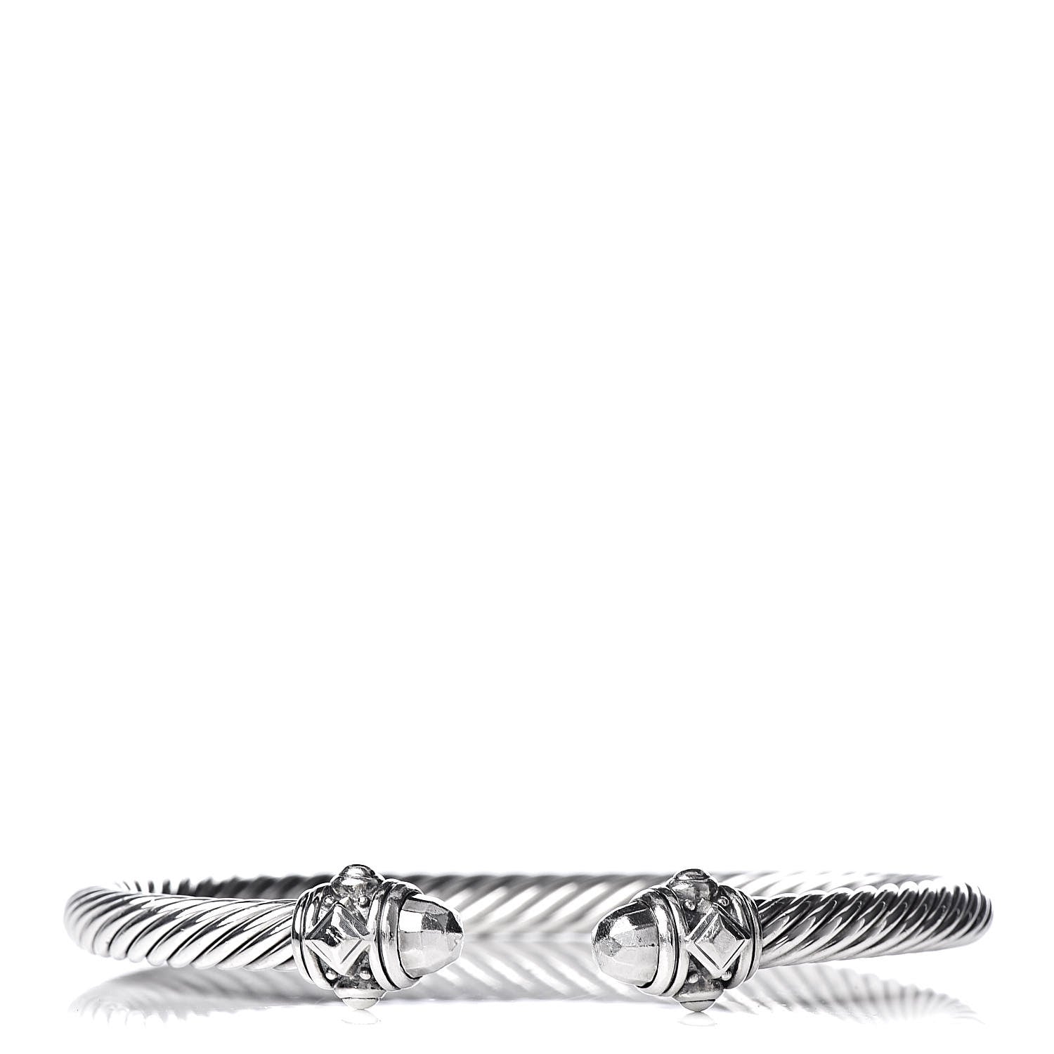 David Yurman Sterling Silver 5mm Renaissance Bracelet 1 of 5