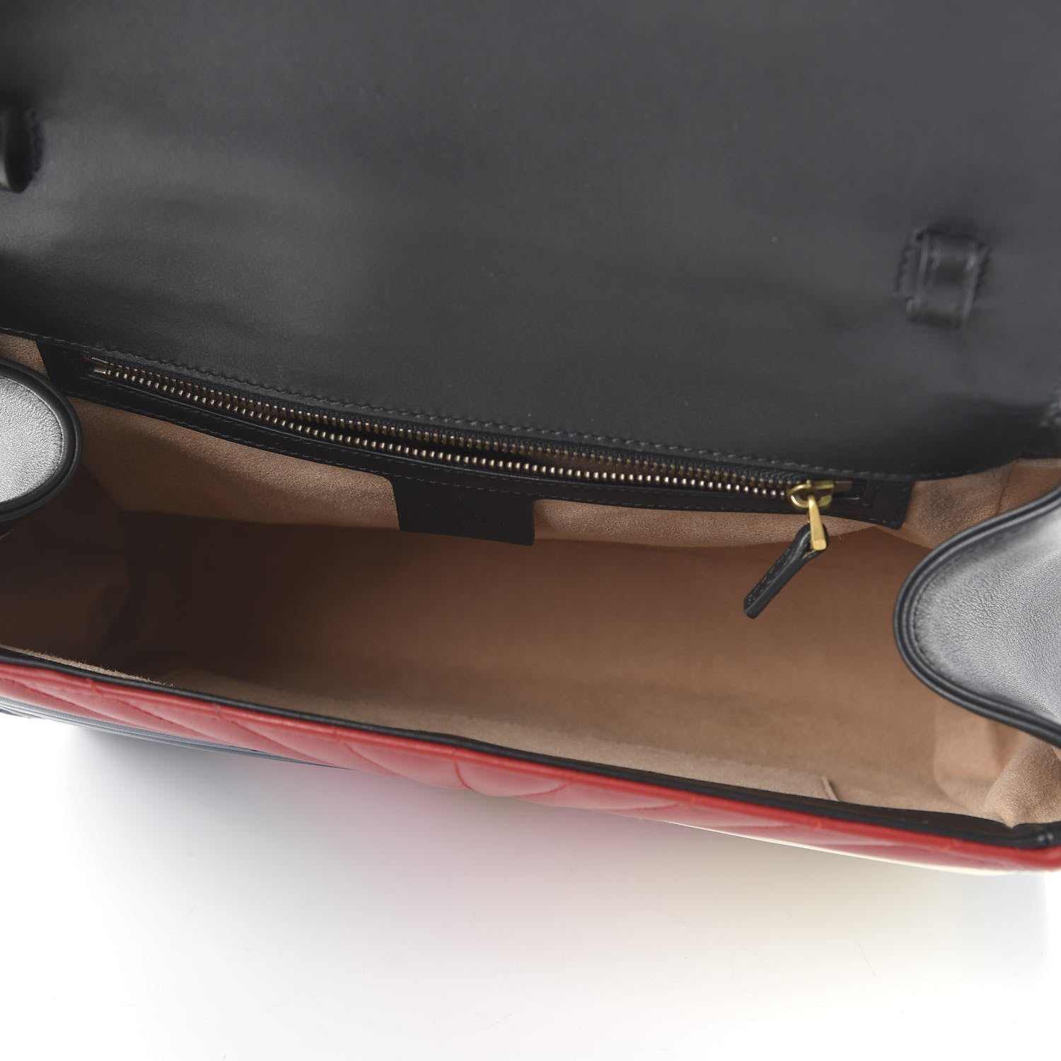 Gucci Calfskin Bamboo Trapuntata Queen Margaret Top Handle Bag Blue Agata Hibiscus Red Mystic White Sugar Pink 6 of 11
