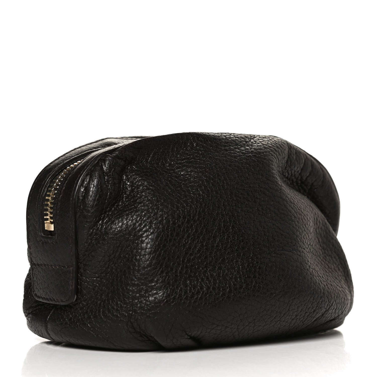 Gucci Deerskin Medium Bamboo Cosmetic Case Dark Brown 3 of 11