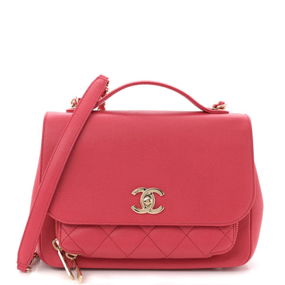 Chanel Caviar Quilted Medium Business Affinity Flap Red 1 of 12