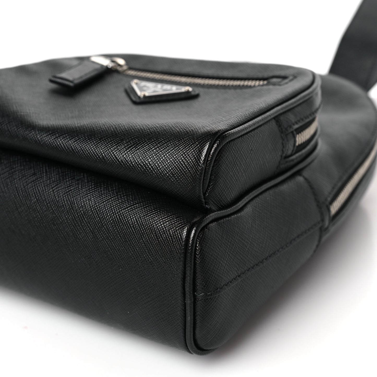 Saffiano Sling Backpack Black
